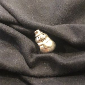 Snowman Pandora Charm